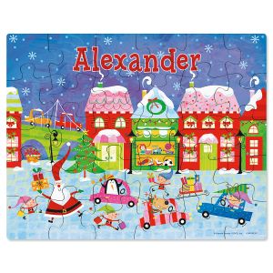 Christmas Town Personalized Puzzle
