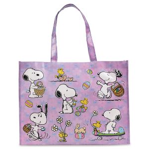 PEANUTS® Easter Large Shopping Tote Bag - BOGO