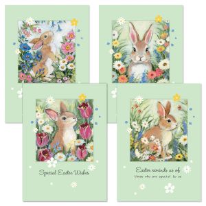 Bunny Garden Easter Cards
