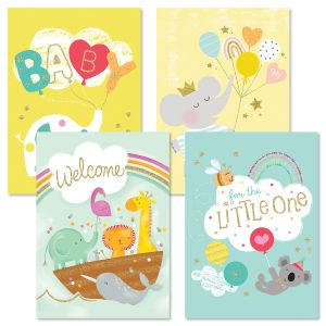 Welcome Little One Baby Cards and Seals