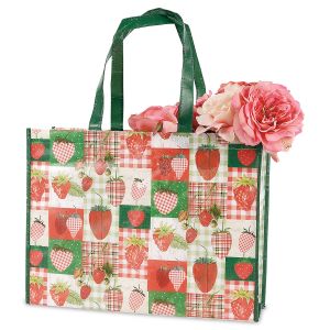 Strawberries Large Shopping Tote Bag - BOGO