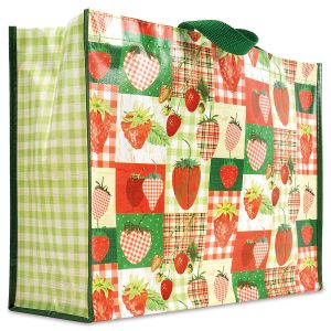 Strawberries Large Shopping Tote Bag - BOGO