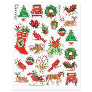 Christmas Trims Stickers - BOGO
