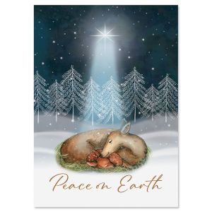 Starlight Doe Religious Christmas Cards