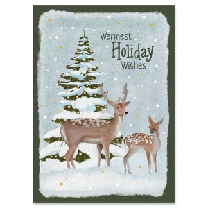Winter Deer Christmas Cards