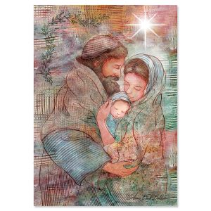 Blessed Family Religious Christmas Cards