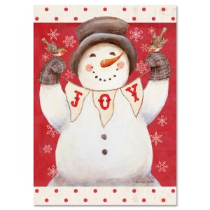 Joyful Snowman Christmas Cards