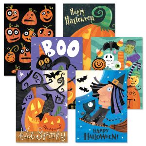 Spooky Halloween Cards Value Pack
