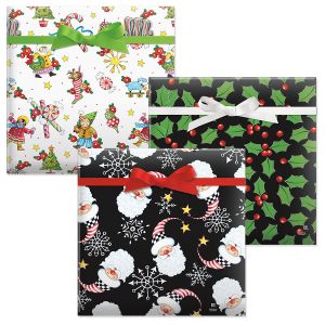 Mary's Woodland Flat Gift Wrap Sheets - BOGO