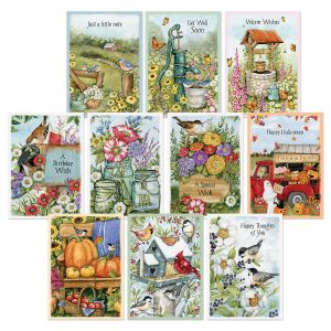 Susan Winget Garden All Occasion Cards Value Pack