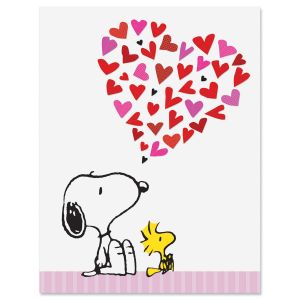 Snoopy Hearts Note Cards - BOGO