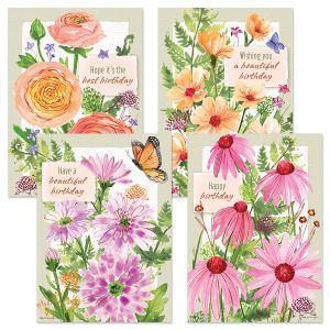 Sweet Bouquets Birthday Cards and Seals