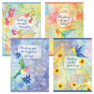 Hummingbird Garden Friendship Cards and Seals