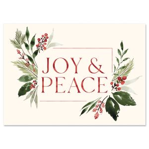 Joy & Peace Christmas Cards
