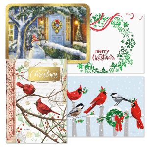 Deluxe Christmas Greeting Cards Value Pack