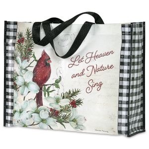 Cardinal & Dogwood Large Shopping Tote Bag - BOGO