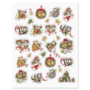 Christmas Cat Stickers - BOGO