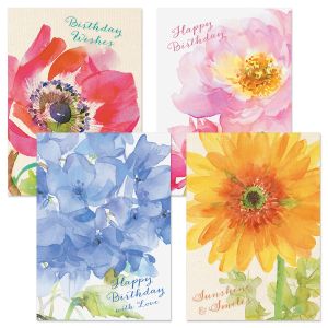 Friendly Flower Birthday Cards