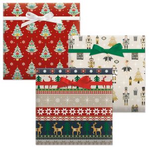 Nutcracker Flat Gift Wrap Sheets - BOGO
