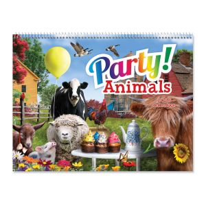 2026 Party Animals Wall Calendar