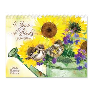 2026 A Year Of Birds Big Grid Planning Calendar