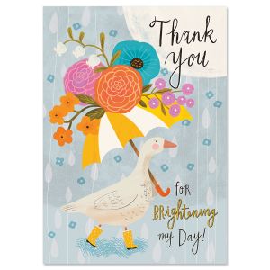 Brightening My Day Thank You Cards - BOGO