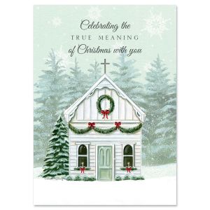 Home For The Holidays Religious Christmas Cards