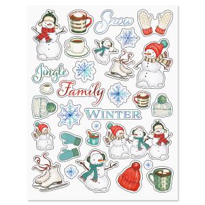 Snow Fun Stickers - BOGO