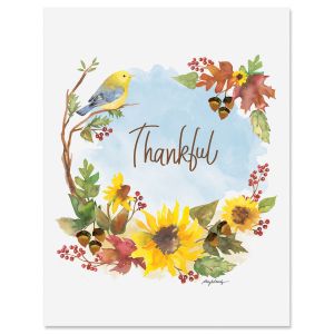 Sunflower Thankful Note Cards - BOGO