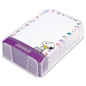 PEANUTS® Snoopy Personalized Notes in a Tray