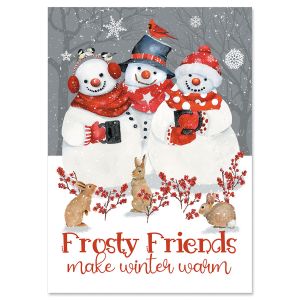 Frosty Friends Christmas Cards
