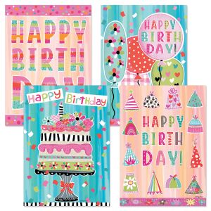 Happy Patterns Birthday Cards