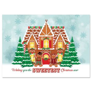 Gingerbread House Christmas Cards