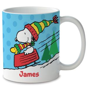 PEANUTS® Tree Star Personalized Mug