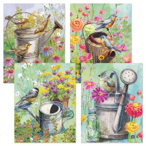 Birds in Spring Note Cards - BOGO