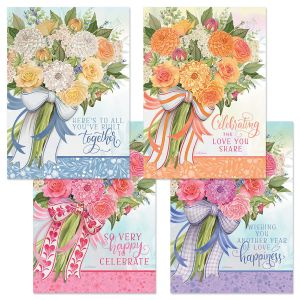 Bouquet of Abundance Anniversary Cards