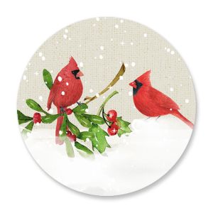 Christmas Vases in the Snow Seals