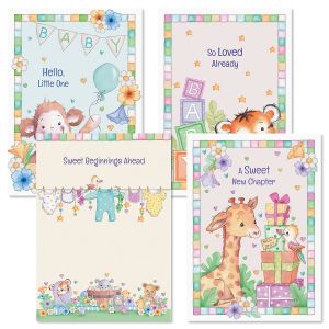 Hello Little One Baby Cards