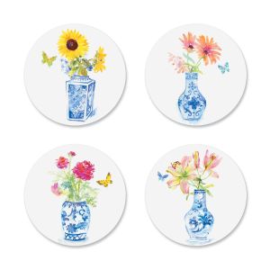 Florals in Vase Seals (4 Designs)
