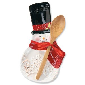 Ceramic Snowman Spoon Rest 