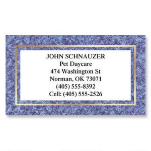 Granite & Gold Business Cards
