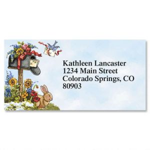 Hare Mail Border Address Labels