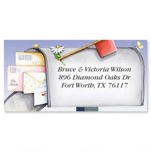 40ct #302-1-L-WH New Home Address Stickers Return Address Labels We Have Moved Address Labels 
