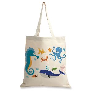 Under The Sea Canvas Tote