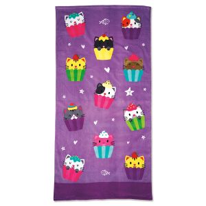 Kitten Cupcakes Towel