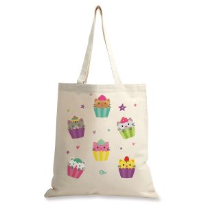 Kitten Cupcakes Canvas Tote