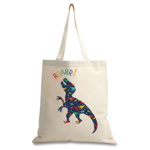 Dinosaur Canvas Tote