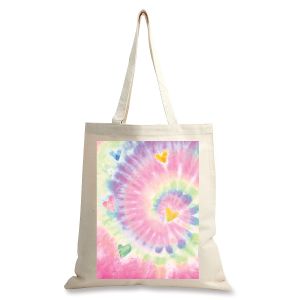 Pastel Tie-Dye Canvas Tote