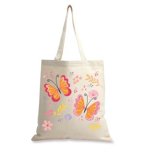Butterflies Canvas Tote