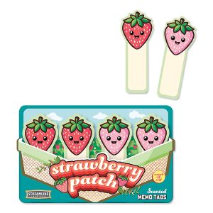 Scented Strawberry Sticky Memo Tabs